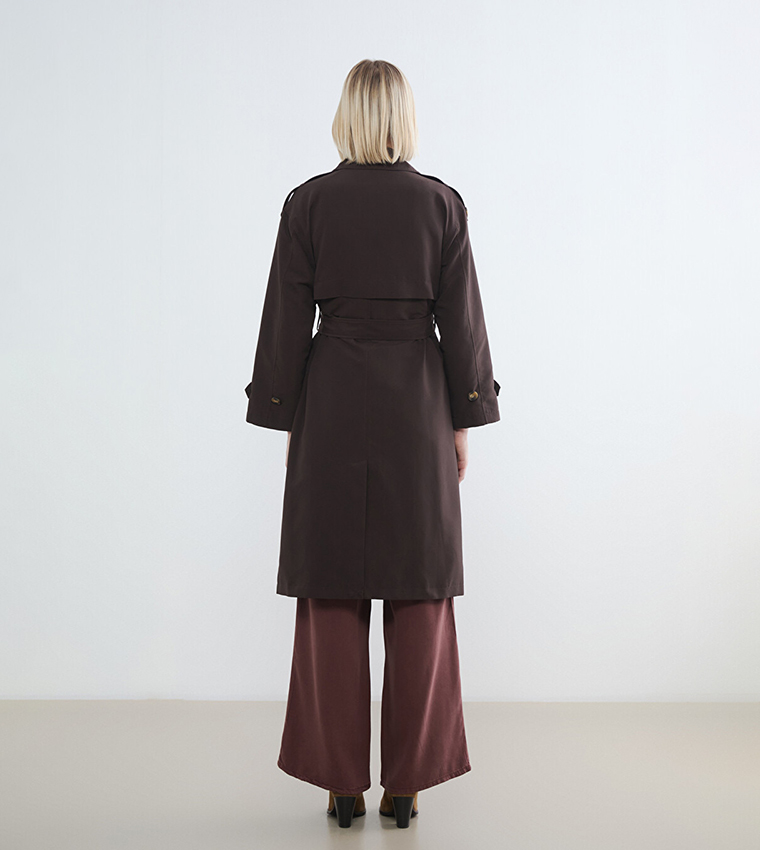 LC Waikiki  Overcoats - Brown Overcoats