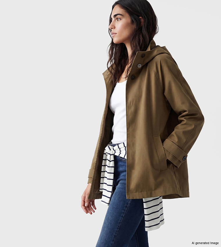 LC Waikiki  Casual Jackets - Khaki Casual Jackets