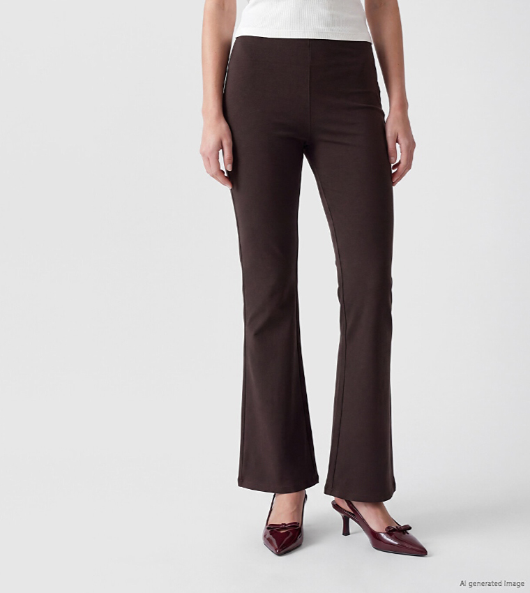 LC Waikiki  Casual Pants - Dark Brown Casual Pants
