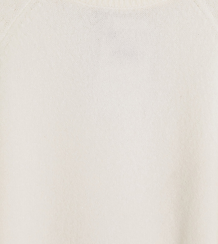 Solid Crew Neck Sweater