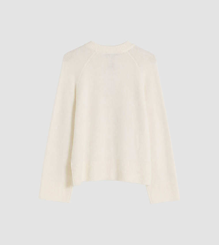Solid Crew Neck Sweater