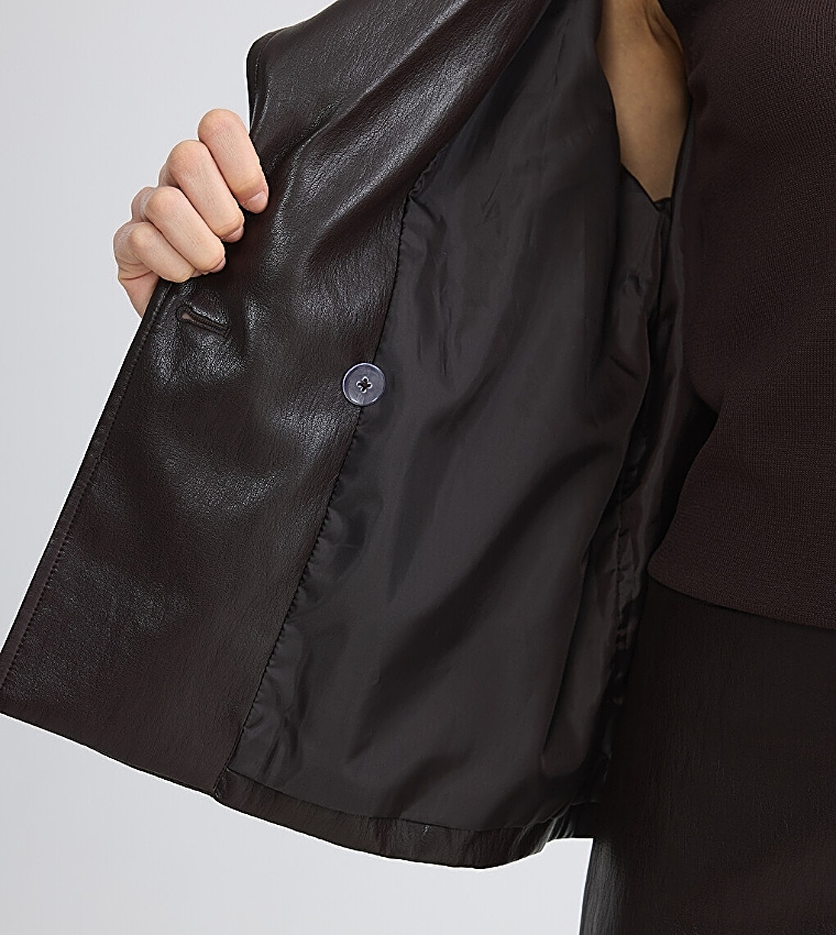 LC Waikiki  Casual Jackets - Dark Brown Casual Jackets