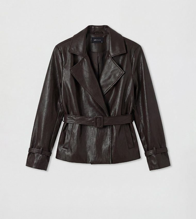 LC Waikiki  Casual Jackets - Dark Brown Casual Jackets