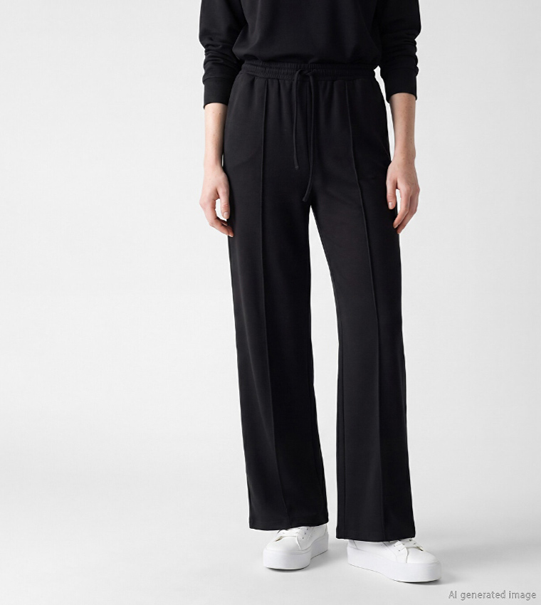 اٍل سي واي كيكي  بناطيل رياضية - أسود Sweatpants