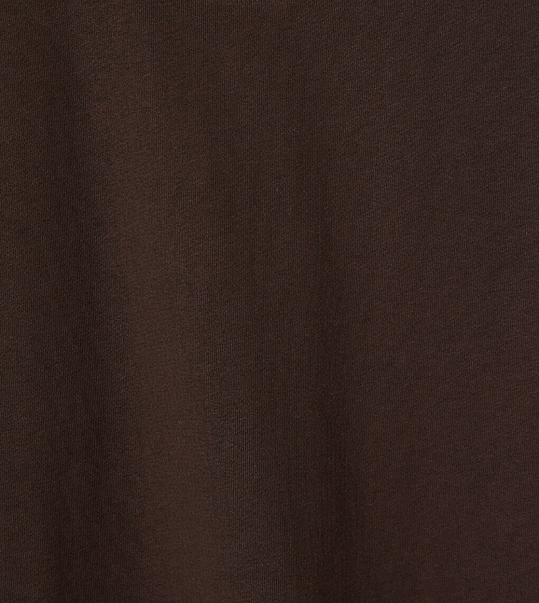 Solid Crew Neck T-Shirt
