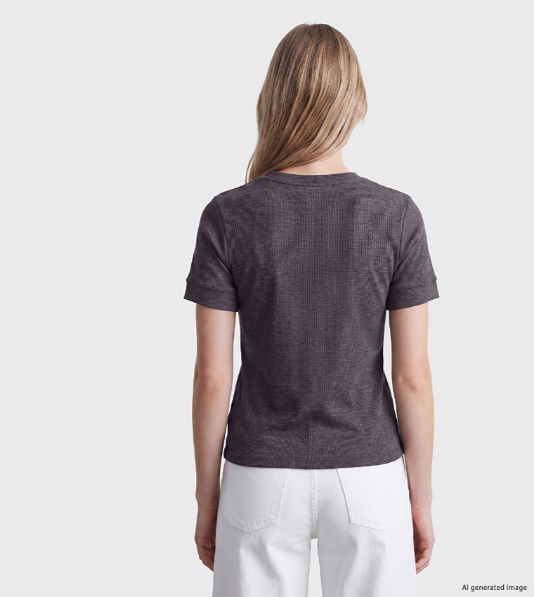 اٍل سي واي كيكي  تيشيرتات  كم قصير  - فحمي Short Sleeve T-Shirts