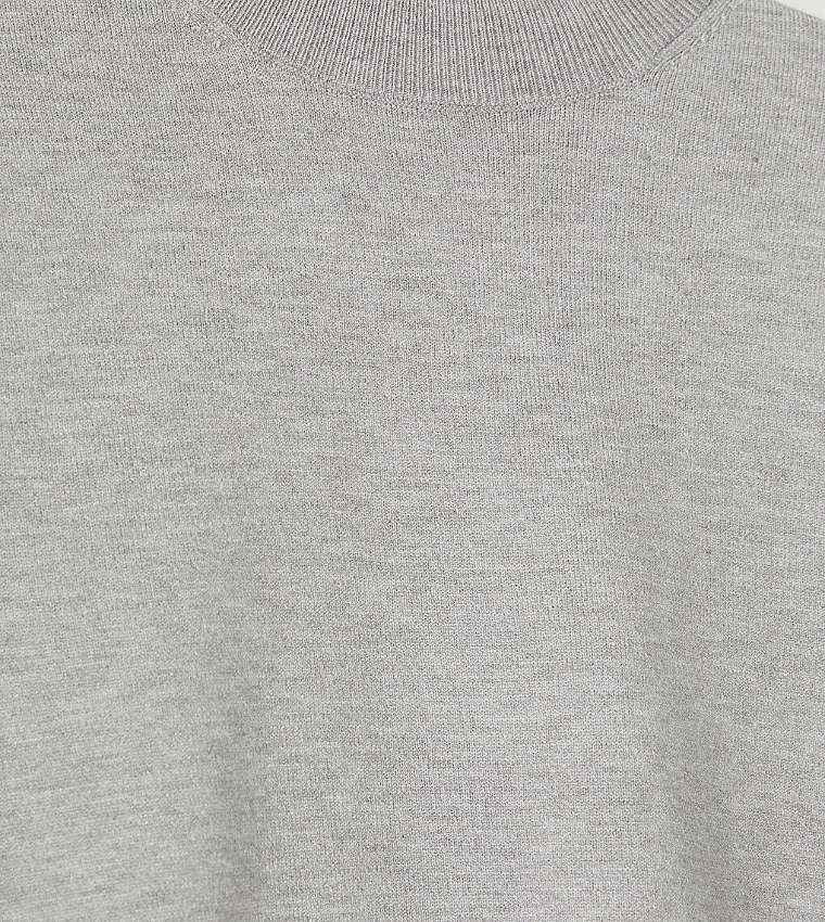 اٍل سي واي كيكي  سترات بياقة سلحفاة - رمادي Turtle neck Sweaters
