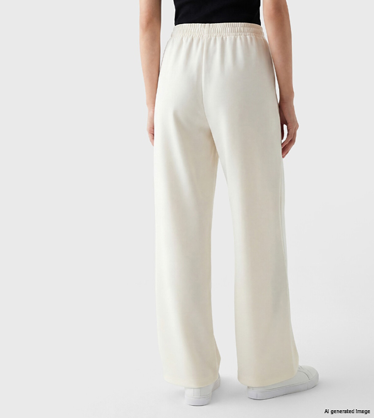 Solid Loose Fit Sweatpants
