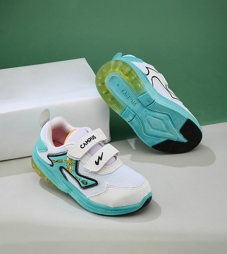 Velcro Detail Knitted Shoes