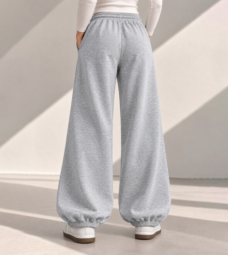 Solid Drawstring Soft Touch Joggers