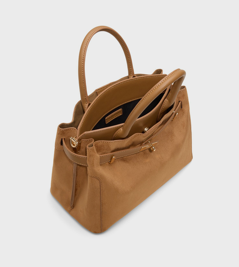 Call it Spring  Satchel Bags - Camel Satchel Bags