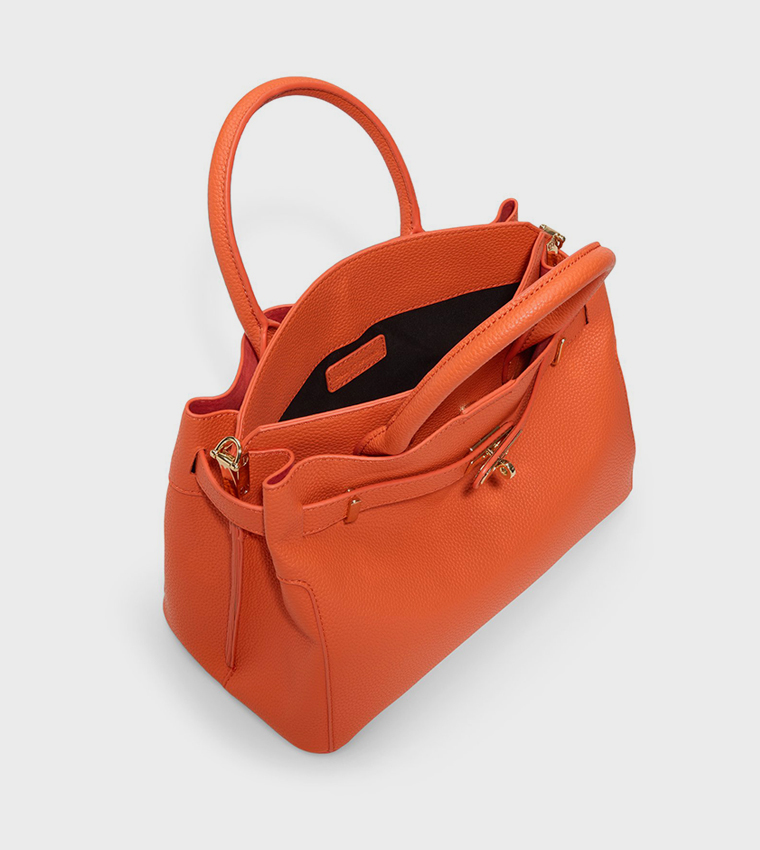 LEMERCIER Textured Satchel Bag