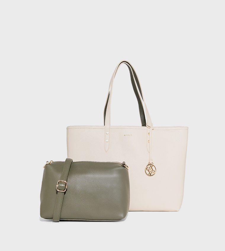 LEONIE Reversible Tote Bag Set