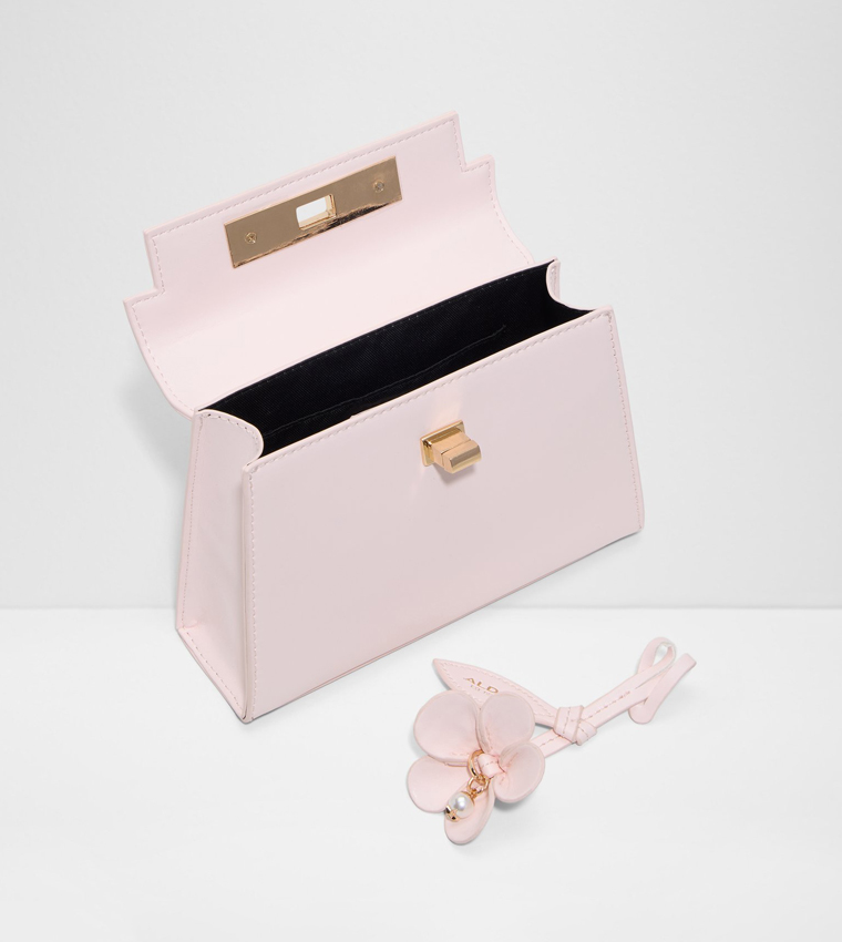 LEORA Floral Flap Top Handle Bag