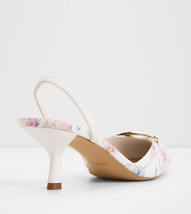 LIANYA Metal Accent Pointed Toe Pumps
