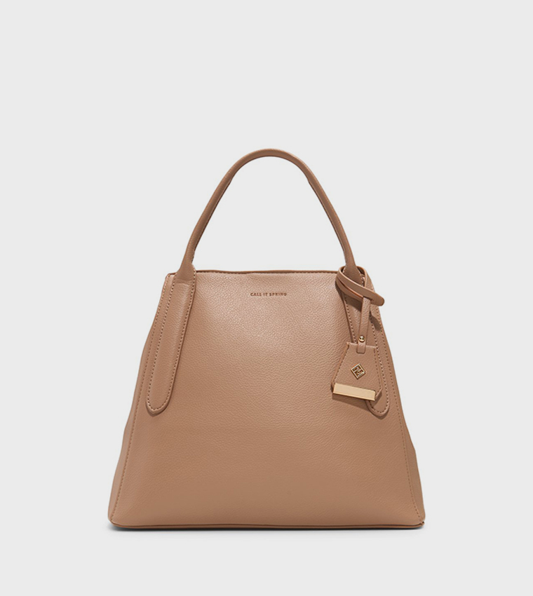 LOPBURI Textured Satchel Bag