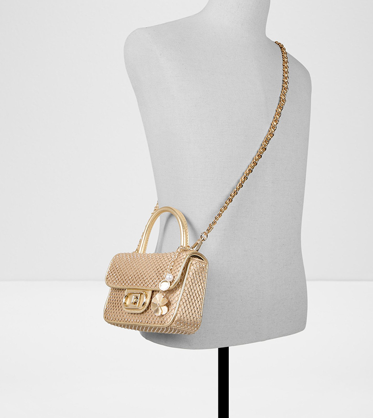 Aldo  Handheld Bags - Gold Handheld Bags