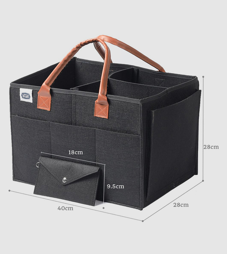 Large Diaper Caddy+Travel Pouch