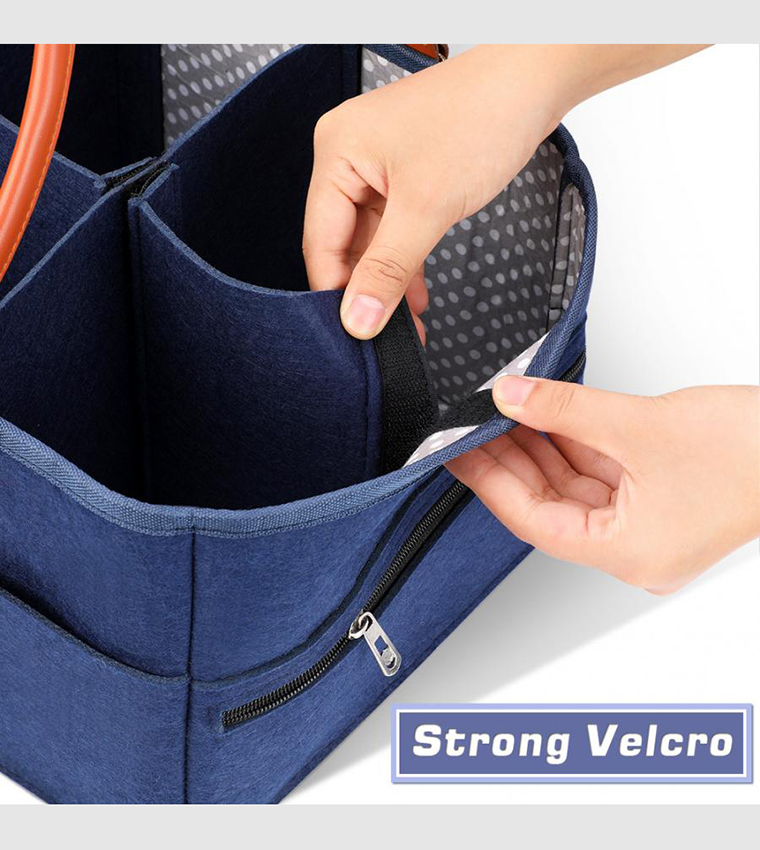 Premium Diaper Caddy-Blue