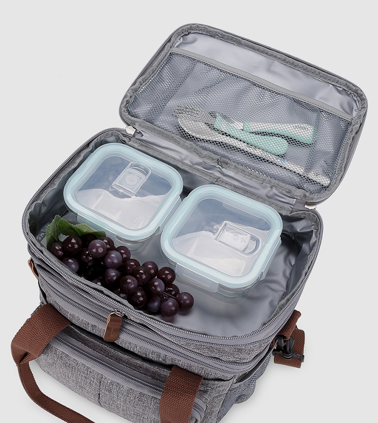 Insulated Expandable Lunch Bag 