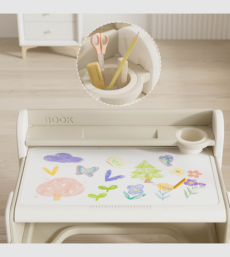 Multi Purpose Drawing Study Table with Chair