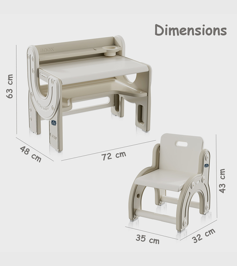 Multi Purpose Drawing Study Table with Chair