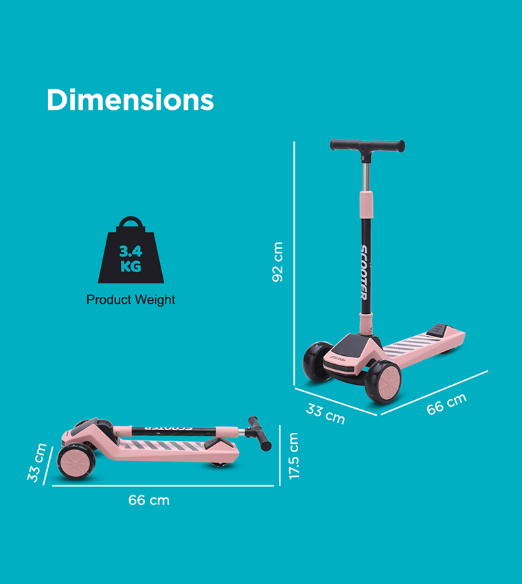 Foldable Scooter with Lights