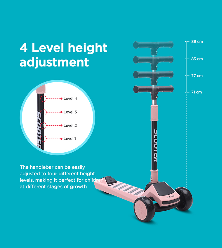 Foldable Scooter with Lights