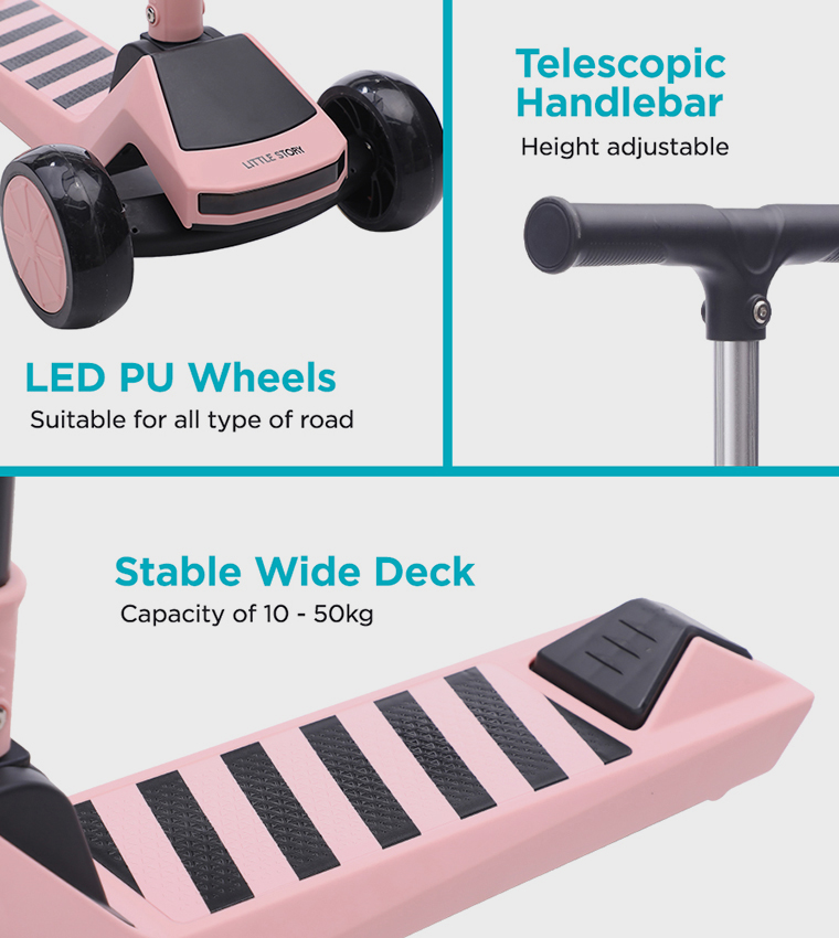 Foldable Scooter with Lights