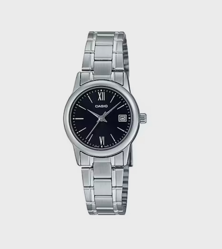 Black Dial Analog Watch