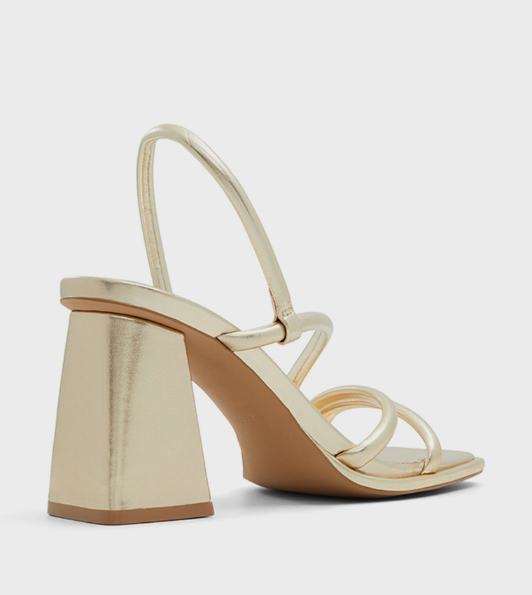 LUXE Slingback Block Heel Sandals