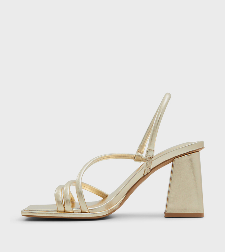 LUXE Slingback Block Heel Sandals