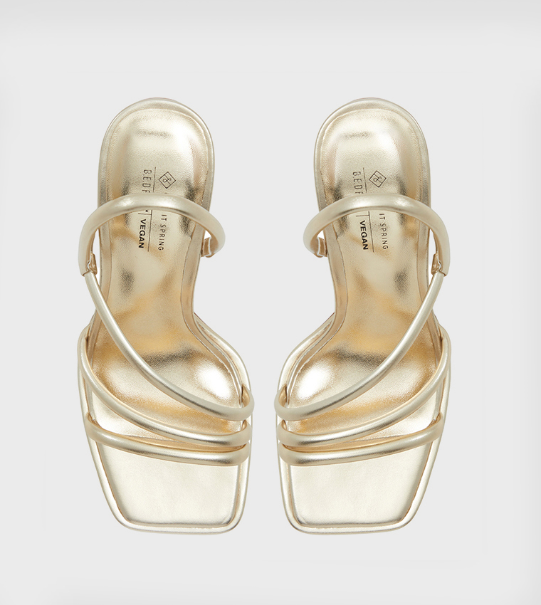 LUXE Slingback Block Heel Sandals