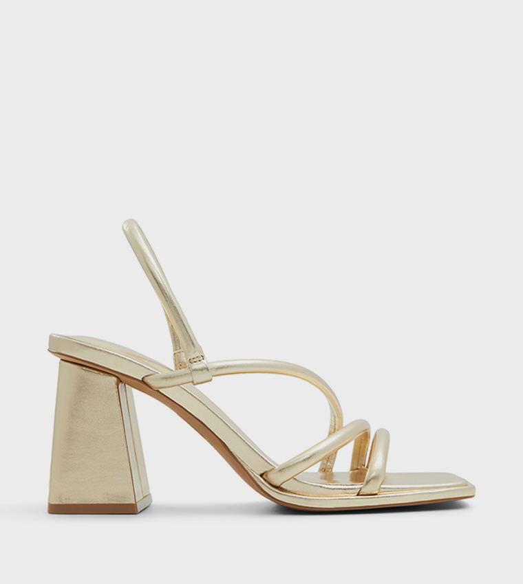 LUXE Slingback Block Heel Sandals