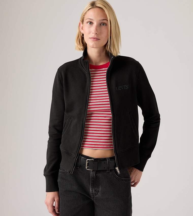 Graphic Slim Fit Full-Zip Jacket