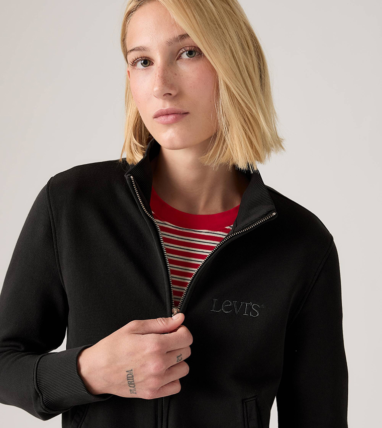 Graphic Slim Fit Full-Zip Jacket