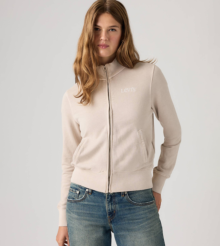 Graphic Slim Fit Full-Zip Jacket