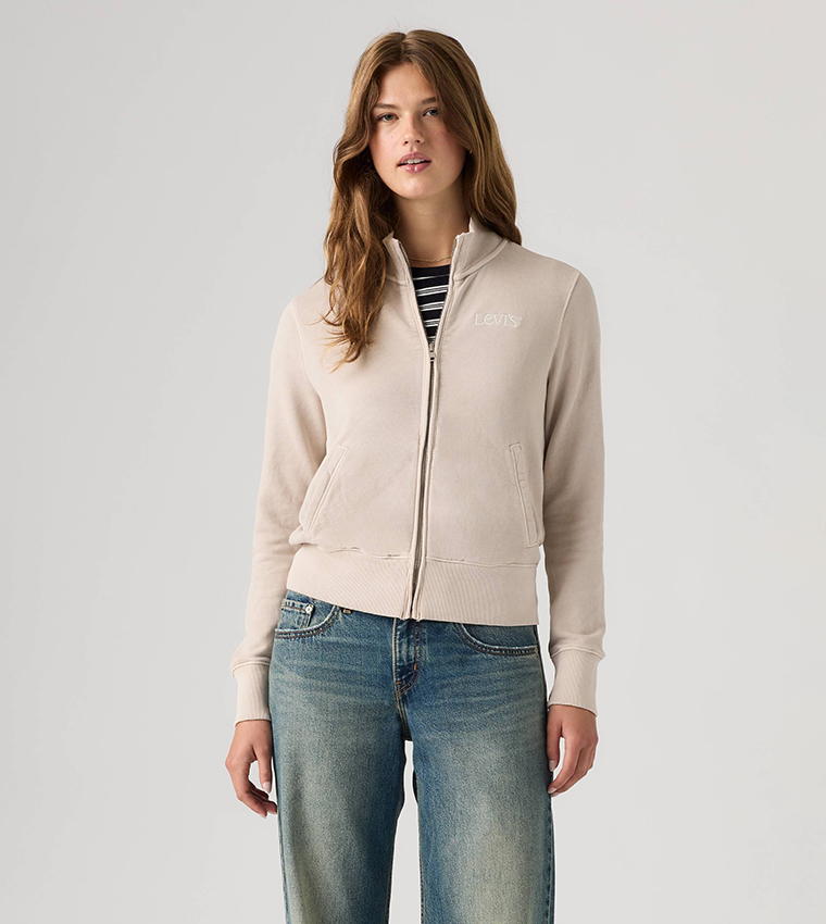 Graphic Slim Fit Full-Zip Jacket