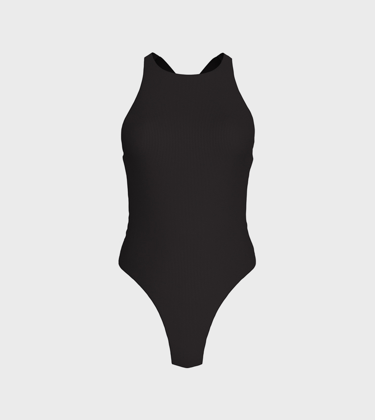 كالفين كلاين  بدلات سباحة   - أسود Swimsuit