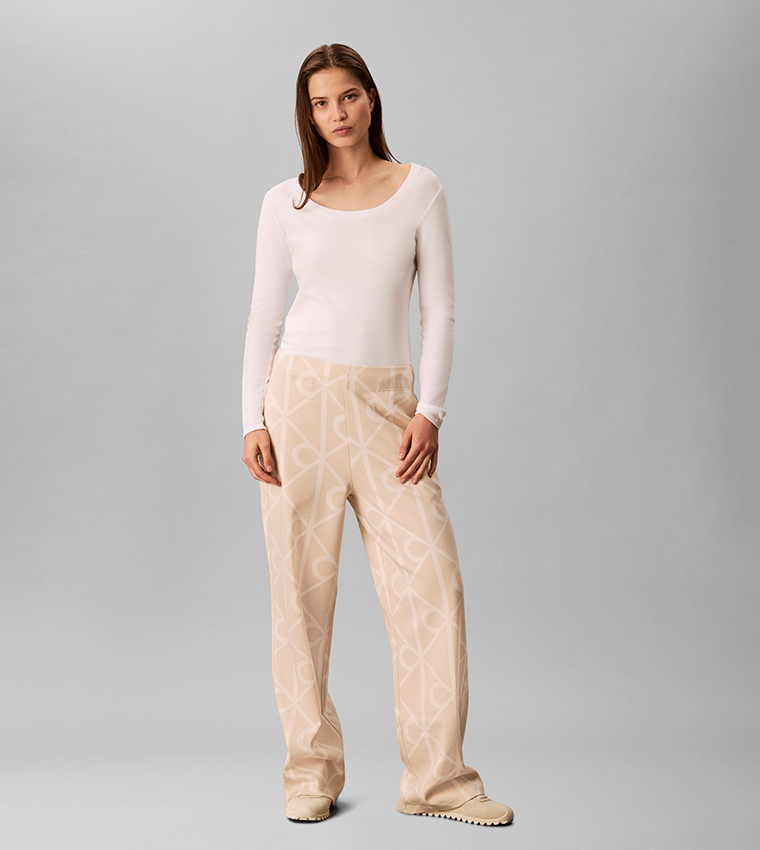 Graphic Wide Leg Sweatpants
