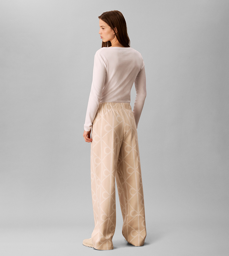 Graphic Wide Leg Sweatpants