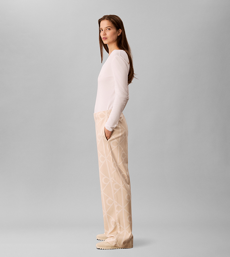 Graphic Wide Leg Sweatpants