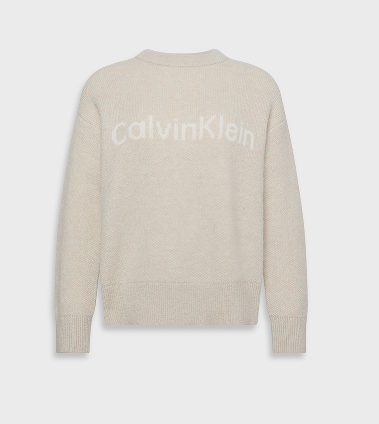 Graphic Crew Neck Sweater