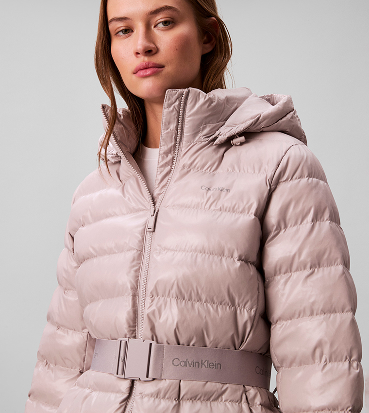 Solid Zip Hooded Jacket