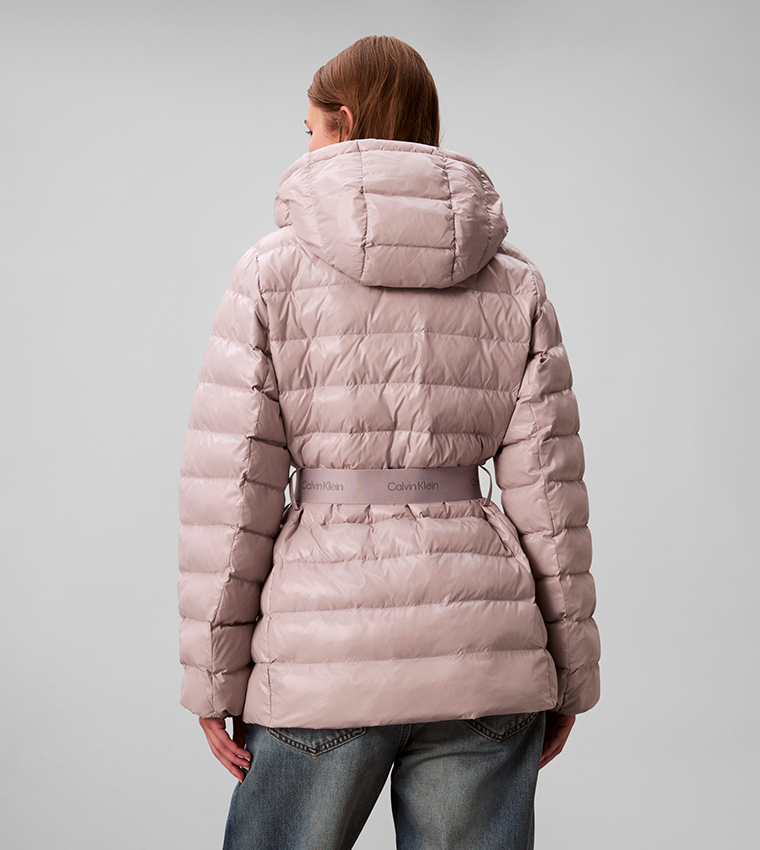 Solid Zip Hooded Jacket