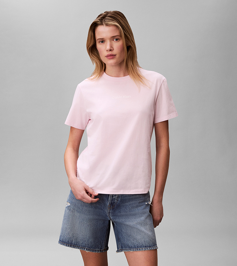 Logo Printed Crew Neck T-Shirt