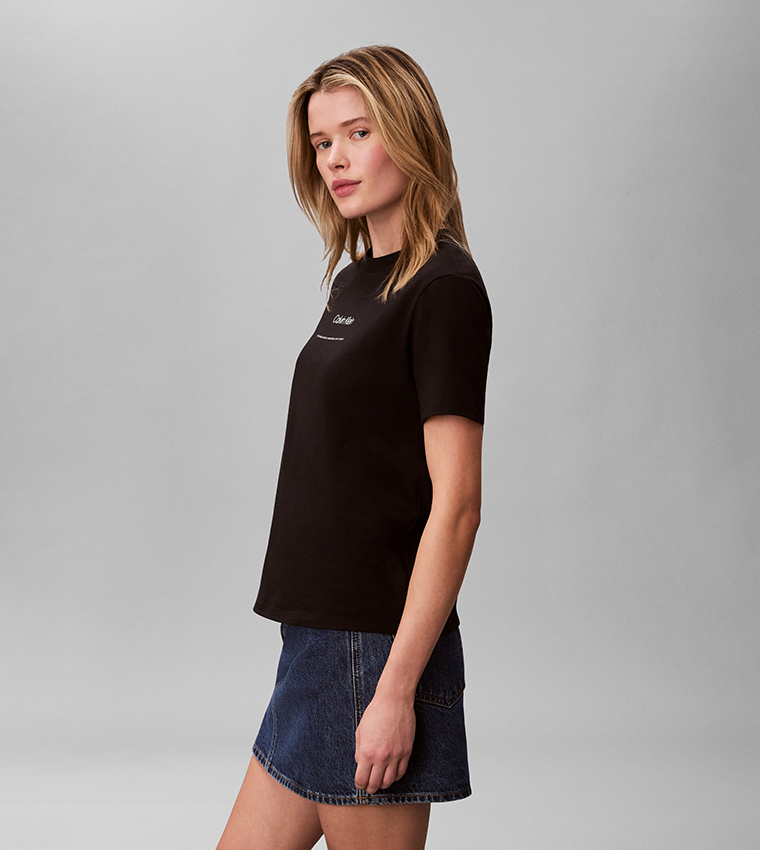 Logo Printed Crew Neck T-Shirt