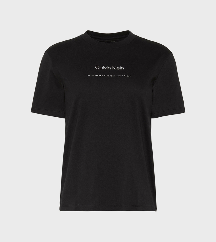 Logo Printed Crew Neck T-Shirt