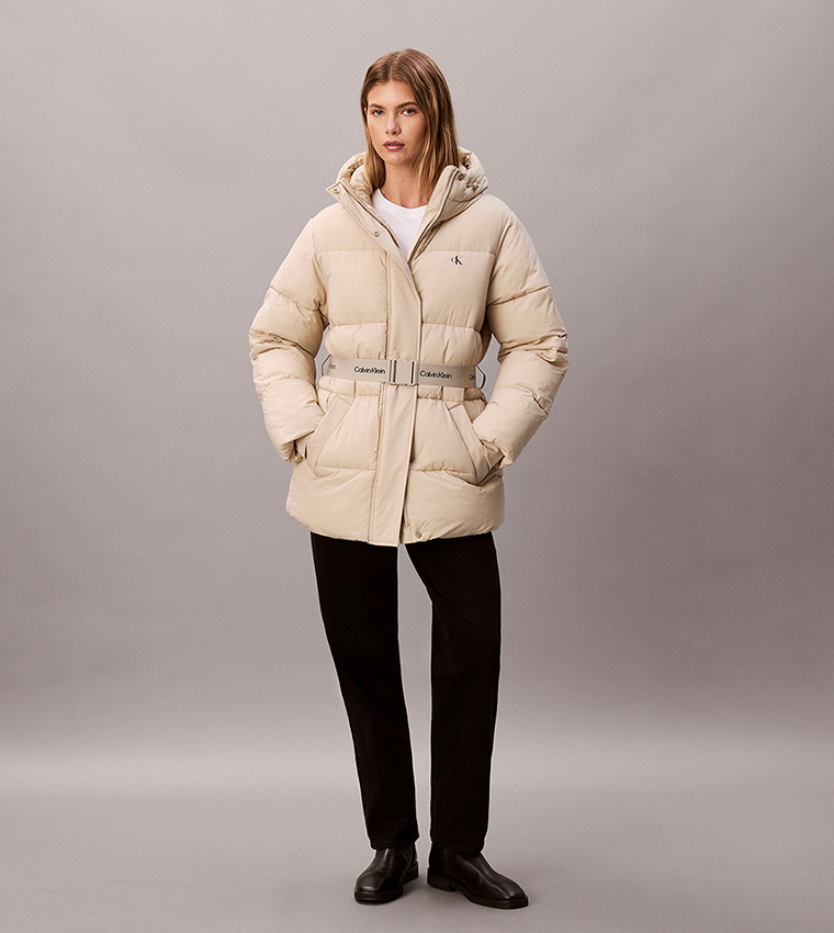 Solid Zip Hooded Jacket