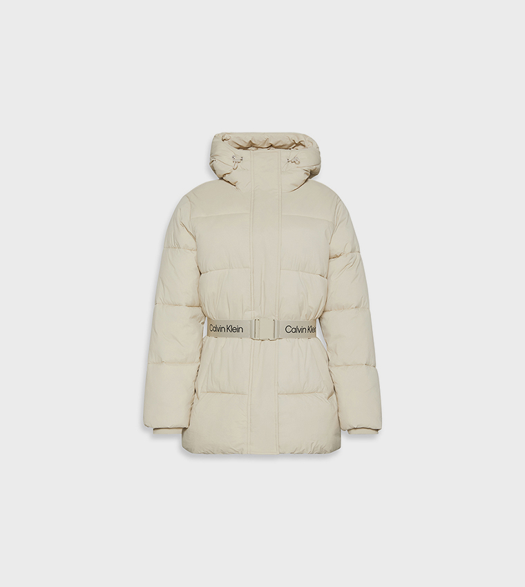 Solid Zip Hooded Jacket